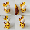 DIY Crochet Giraffe Keychain Kit – 3D Handmade Yarn Doll Pendant Craft Set & Gift