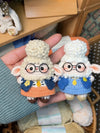 DIY Judy Hopps Crochet Doll Keychain Kit – Handmade Yarn Craft Set, Cute Pendant Gift