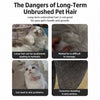 Cat & Dog Undercoat Grooming Brush for Loose Fur Removal